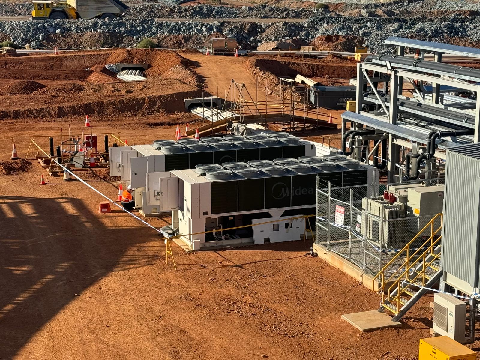 Kathleen Valley Lithium Paste Plant — Seal Water Chillers Package