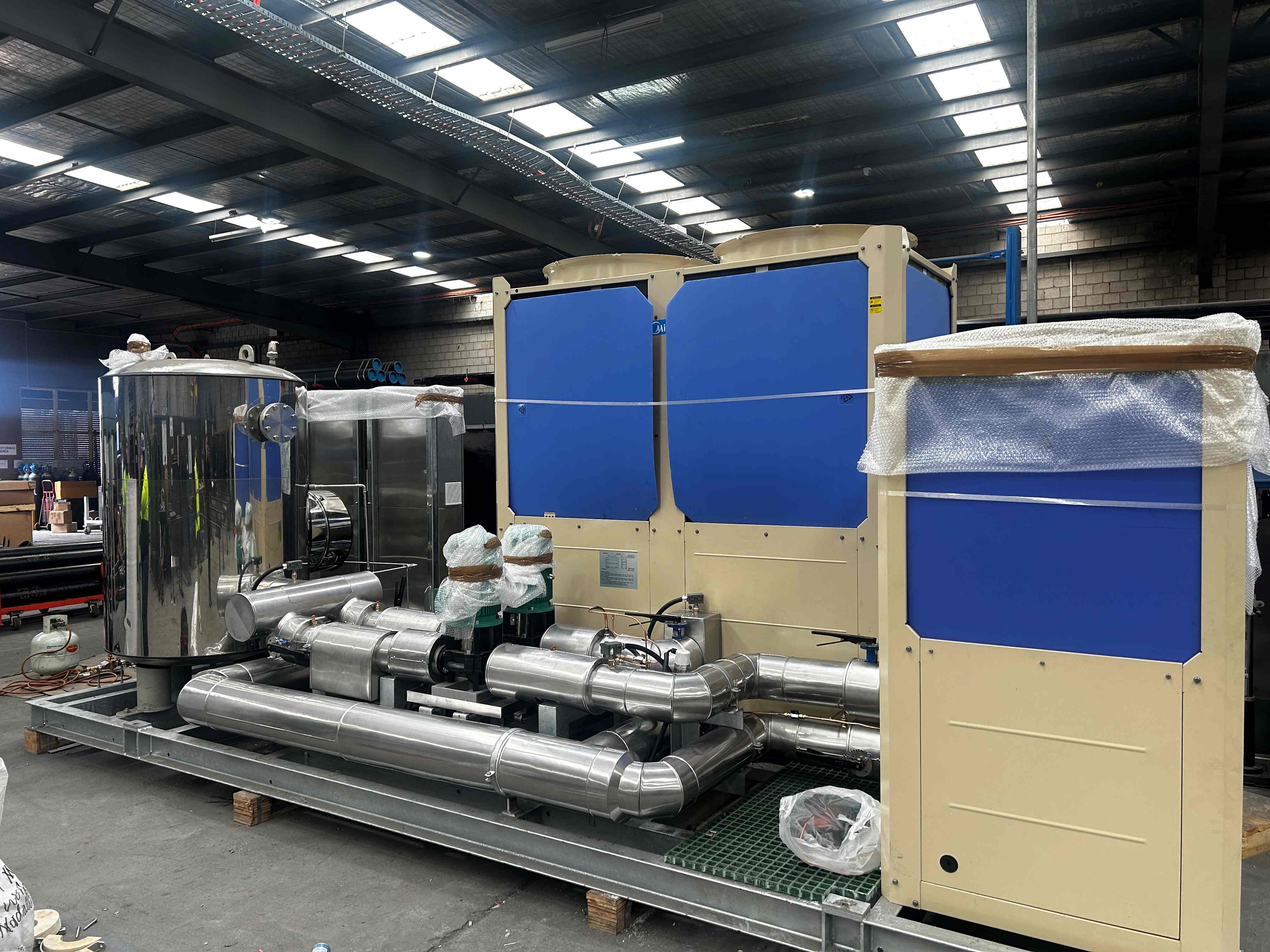 Kainantu Gold Mine Mill Cooling Water Chiller Package